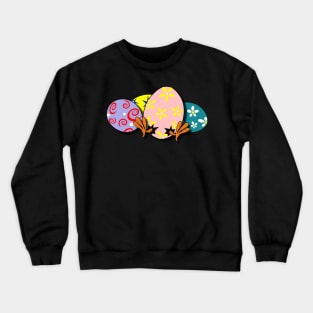 Colorful Easter Eggs apparel, Easter Chic is popping out Crewneck Sweatshirt